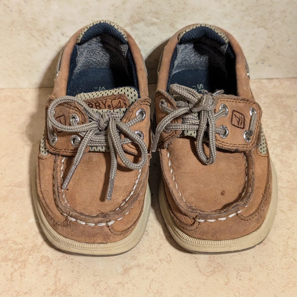 Sperry Toddler Baby Boy Boat Shoes‎ Size: 7